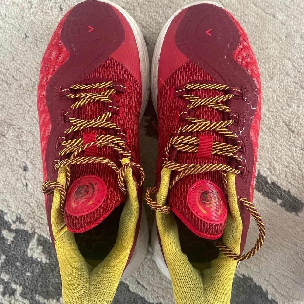 Under Armour Kids Sneakers Red and Yellow